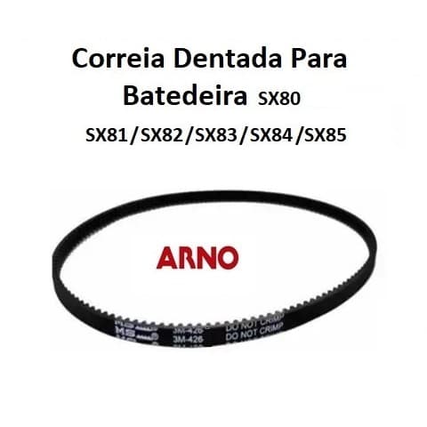 CORREIA DENTADA PARA BATEDEIRA ARNO SX80 - SX82 - SX83 - S48 - SX85 original