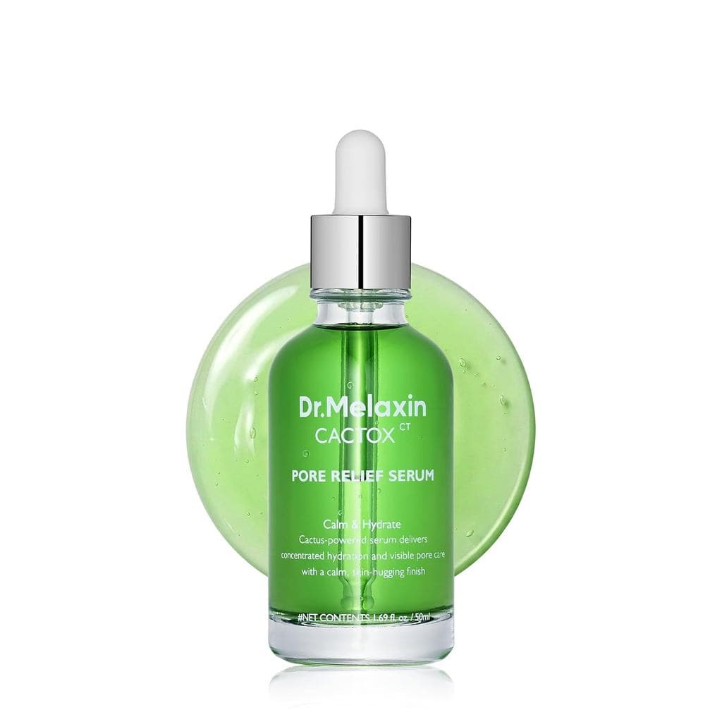 Dr.Melaxin Cactox Pore Relief Serum 80ml – Sérum Facial Hidratante e Redutor de Poros com Ácido Hialurônico Triplo, Hidr