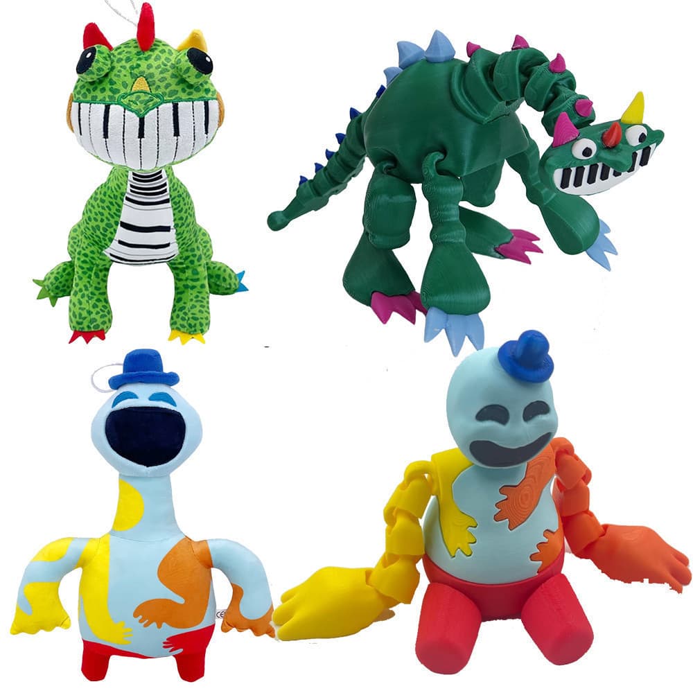 Poppy Playtime 4 Pianosaurus Doey Brinquedo De Pelúcia Impressão 3D Modelo Brinquedos