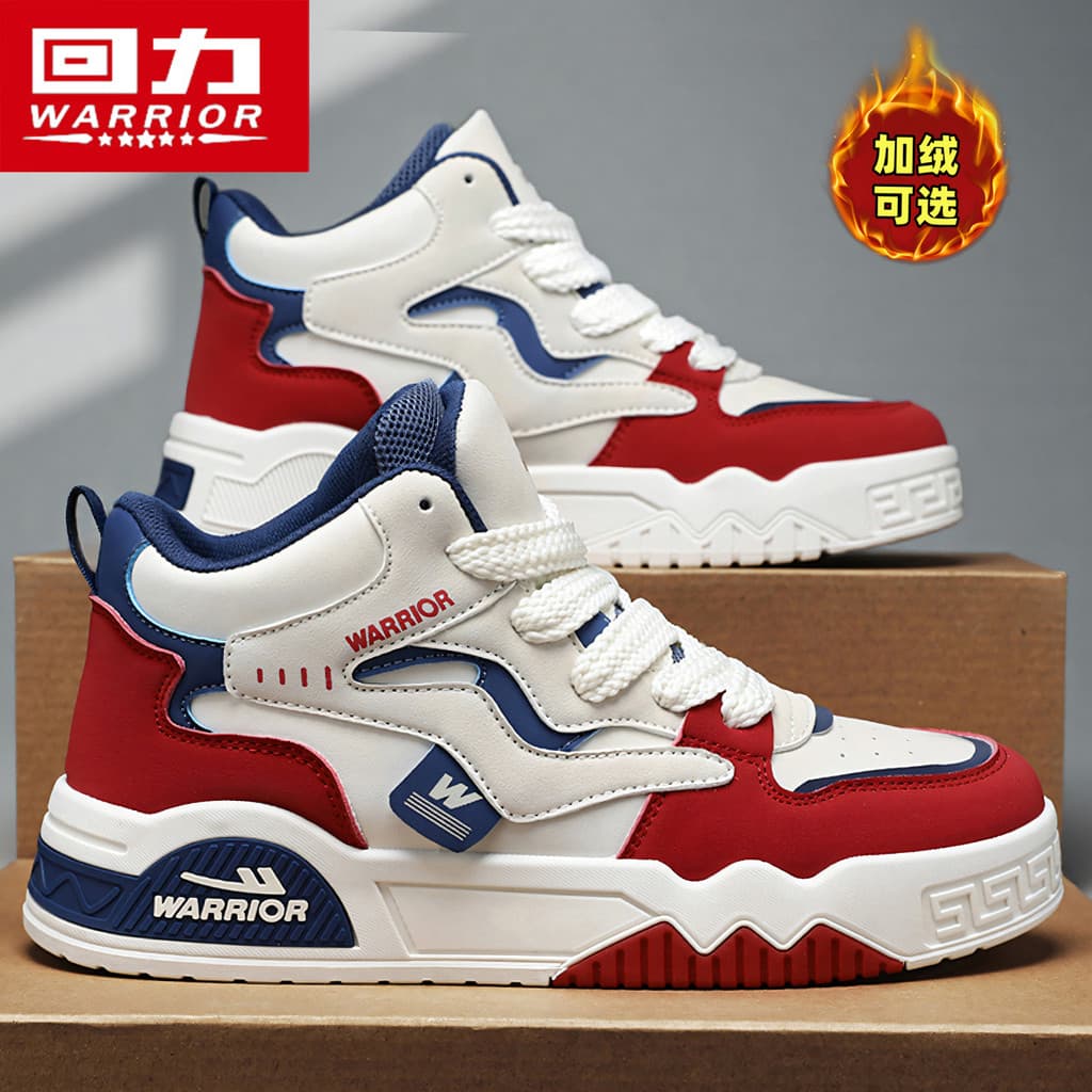 Puxar para trás sapatos de alta qualidade sapatos masculinos inverno velo quente sapatos de algodão estudante esportes t