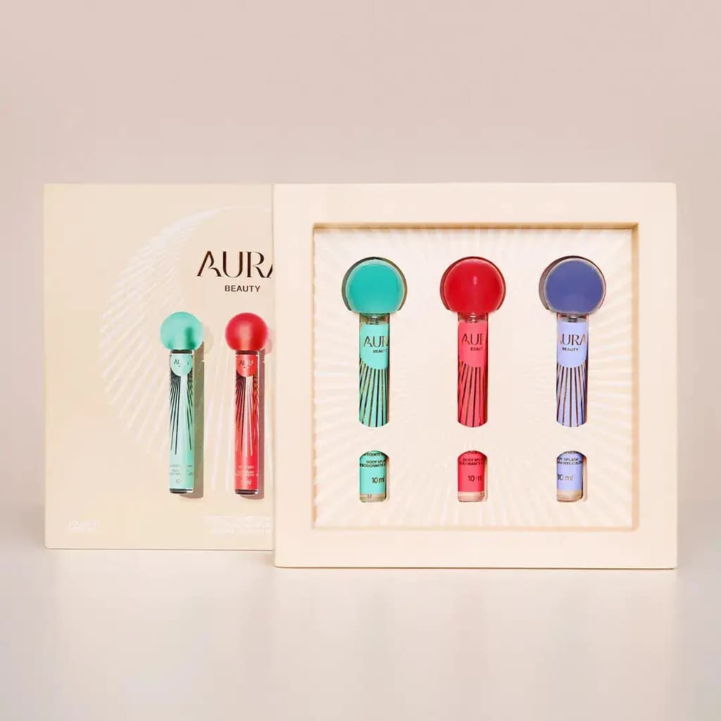 Kit Lollipop Scents Aura Beauty 3 em 1 Feminino EAU de Perfume Trilogia das Deusas