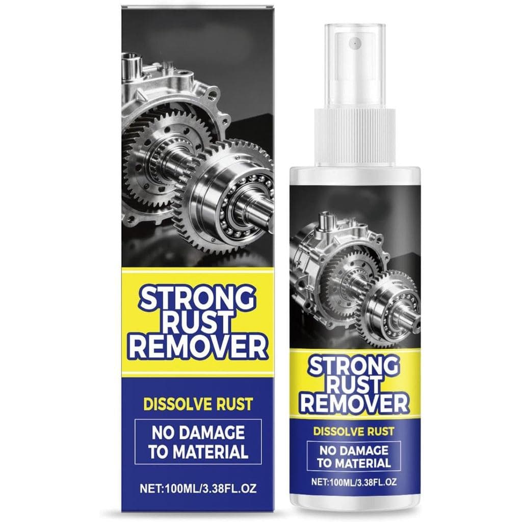 Dissuasor de Ferrugem, Spray Removedor de Ferrugem Potente, Spray Removedor de Ferrugem para Metal e Aço Inoxidável, Rem
