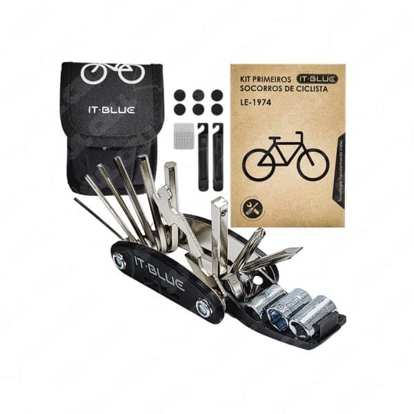 Kit De Conserto De Bicicleta ferramenta de bolso oara cilistas