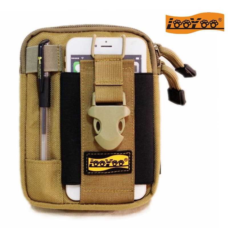 Luyou A98 ferramenta de armazenamento multifuncional bolsa de cintura Plug-In fone de ouvido tela grande saco do telefon