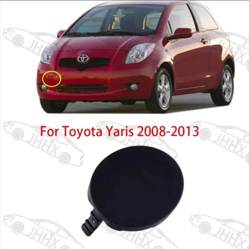 Para TOYOTA YARIS 2008 2009 2010 2012 2013 Carro Reboque Gancho Capa Tampa Do Pára-Choques De