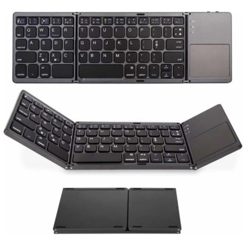 Mini Teclado Touch Bluetooth Dobrável - Original C7INTEGRA