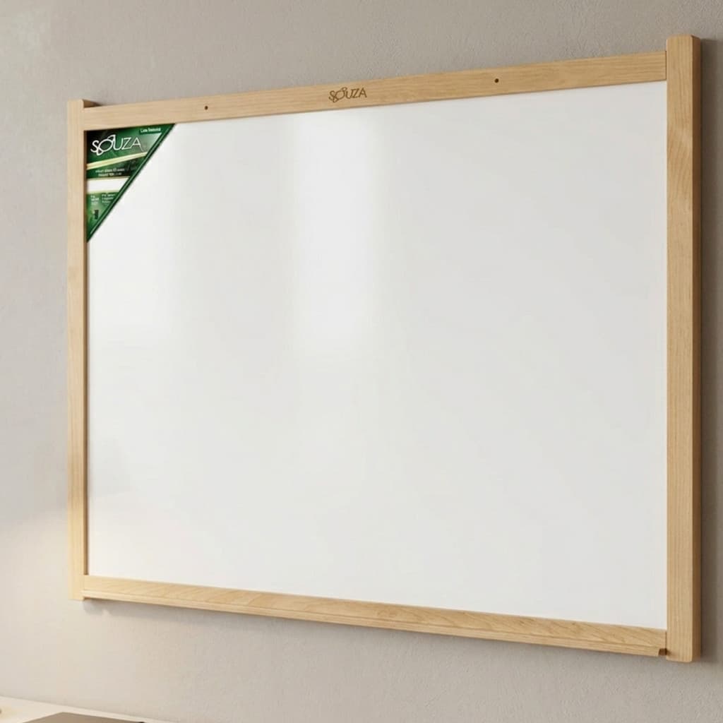 Quadro Branco 60x40 6162 Souza - Ref. 6162 branco escolar compacto estudos escritório parede