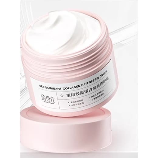 Handeshi Reorganize creme de reparação de cabelo de colágeno melhorar o Frizz Anti-quebra máscara de cabelo condicionado