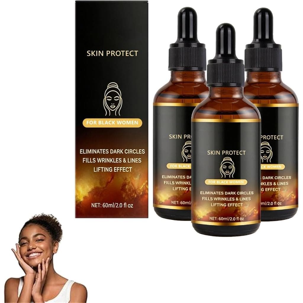 Sérum Protetor WalkerProtect, Sérum Facial Anti-Envelhecimento, Sérum Protetor com Óleo de Rícino para Eliminar Olheiras