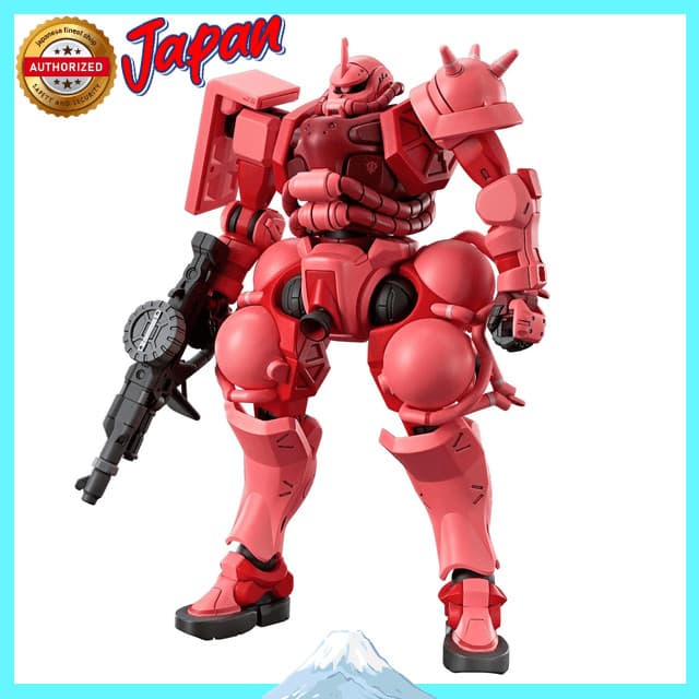 BANDAI SPIRITS - Mobile Suit Gundam GQuuuuuuX - Zaku II Char (GQ) 1/144 modelo plástico pré-colorido