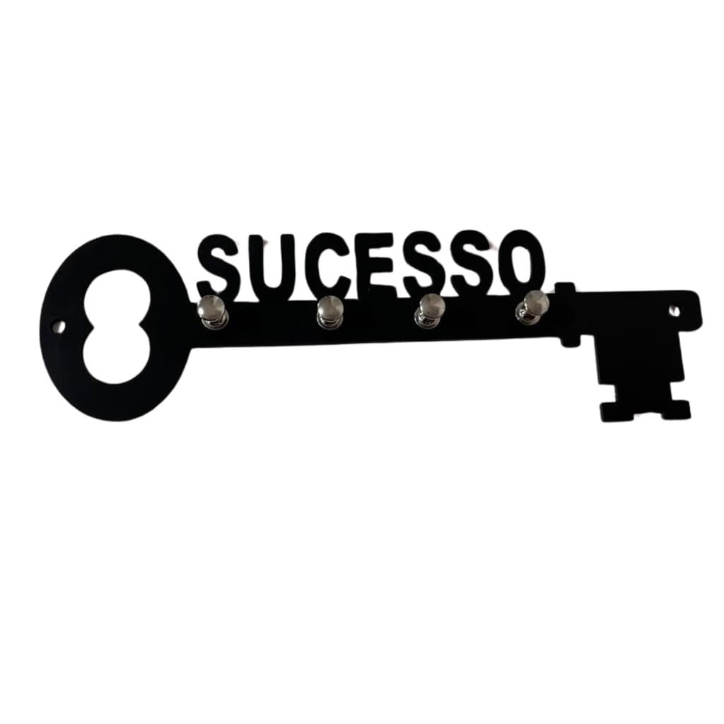 Porta Chave Sucesso MDF Decorativo Parede