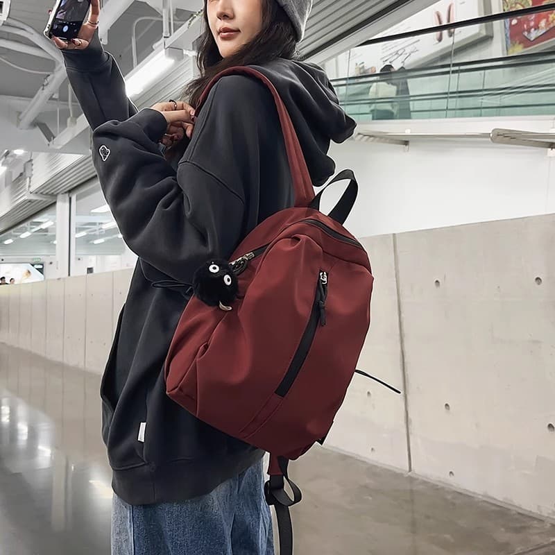 Pequeno pequeno leve simples mochila feminina 2025 novo estilo moda montanhismo saco masculino lazer viagem ao ar livre
