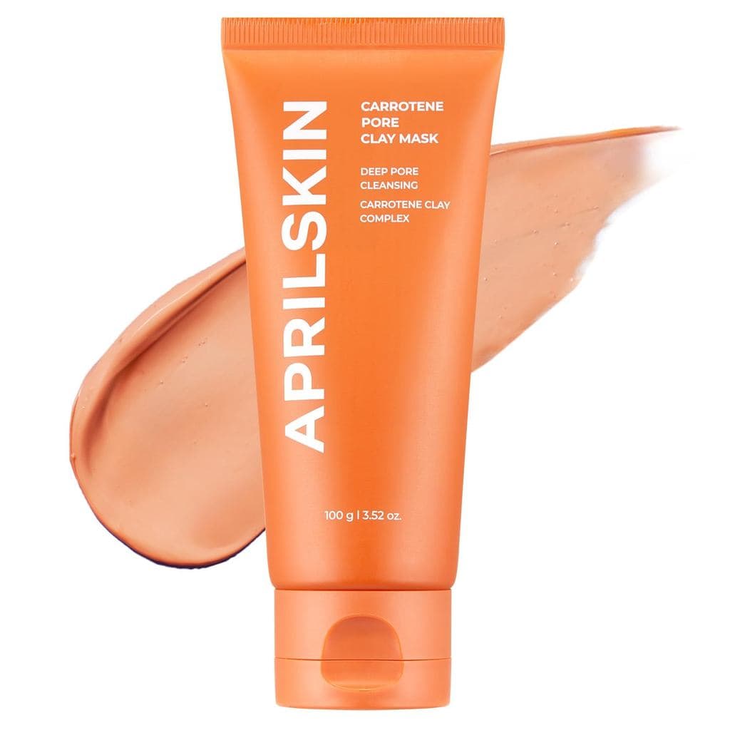 Máscara de Argila APRILSKIN Carrotene IPMP para Cuidado dos Poros com Secagem Rápida em 3 Minutos |   Caulim e Zinco PCA