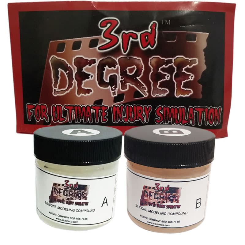 Filme efeitos especiais maquiagem 3D Silicone ab cola efeito de lesão simulação carne podre rápida ab cola Halloween ros