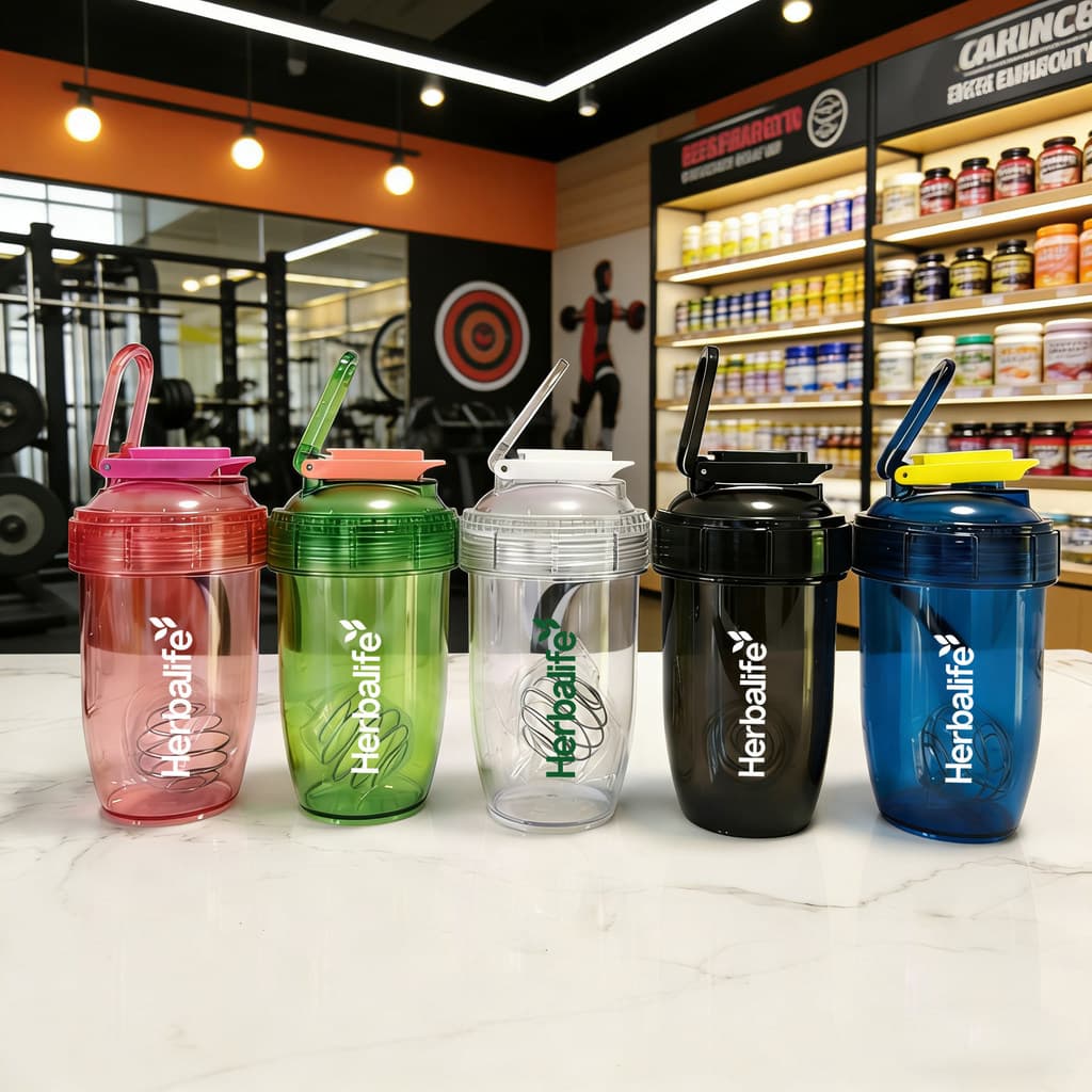 Adequado para Combolai copo proteína em pó Shaker copo esportes Fitness portátil 500ML mexendo copo de água impressão