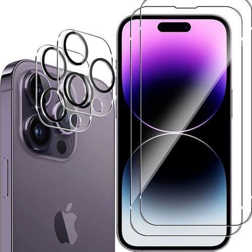 Transfronteiriço iPhone15 filme temperado ProMax película protetora de vidro mais filme de lente impressão de tela de se