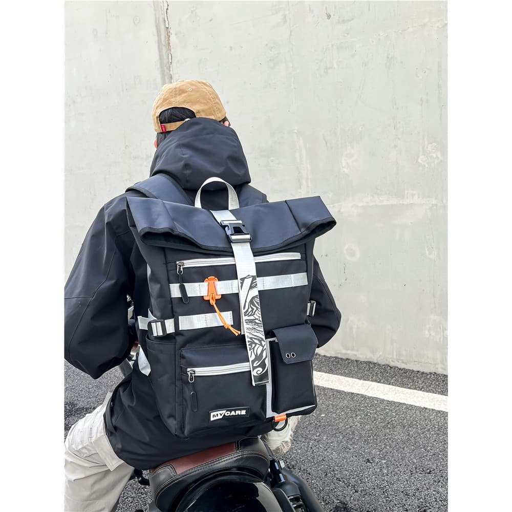 Street Wear funcional mochila grande capacidade multifuncional à prova dwaterproof água saco de viagem motocicleta equit
