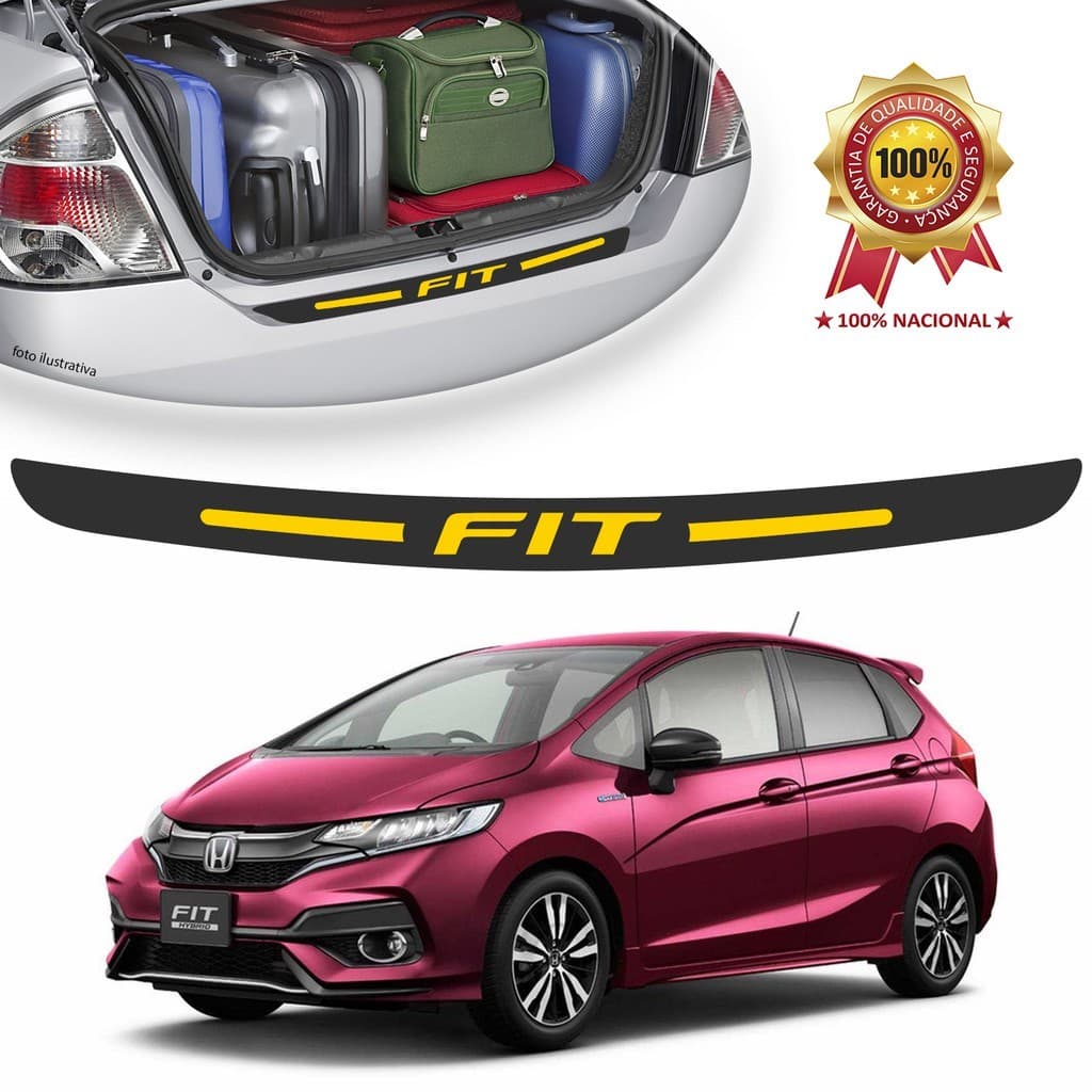 Soleira de Porta Malas Adesivo Protetor Fit Universal Carro personalizado