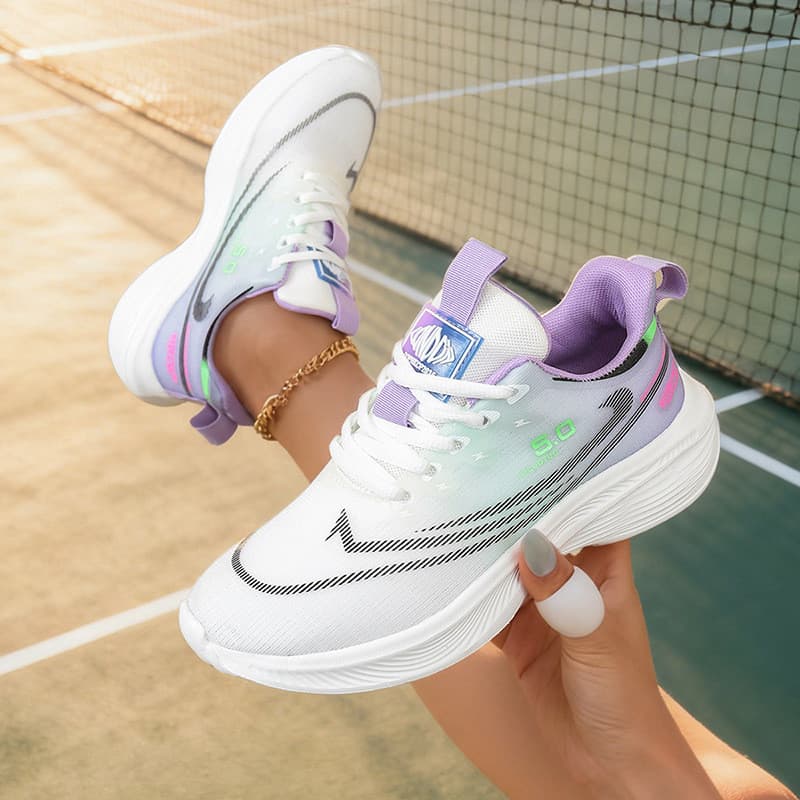 Tênis feminino leve All-Match sapatos de sola macia moda coreano sapatos casuais casal estilo maratona tênis de corrida