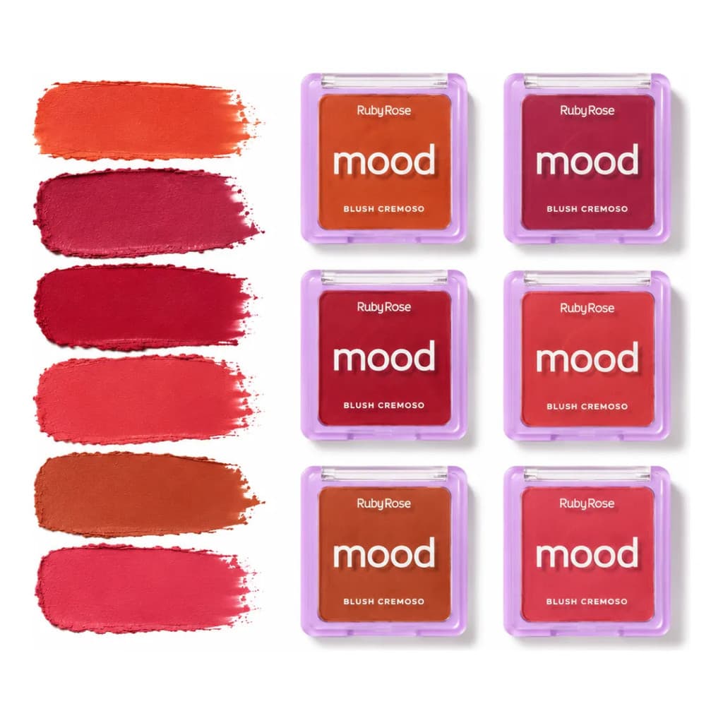 Blush Cremoso Mood By Ruby Rose Alta Fixação