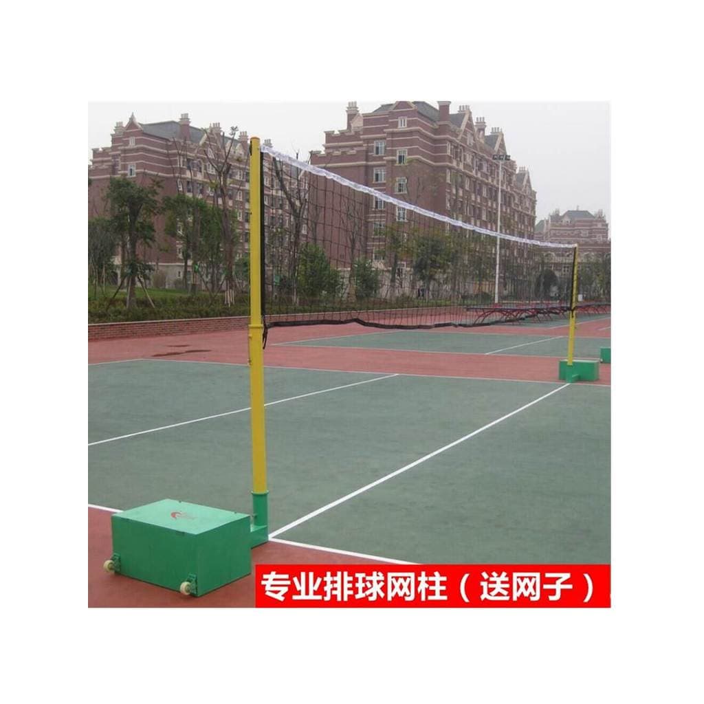 Coluna de vôlei portátil Badminton coluna de dupla utilização coluna de vôlei de ar competição dedicada rede de vôlei Fr