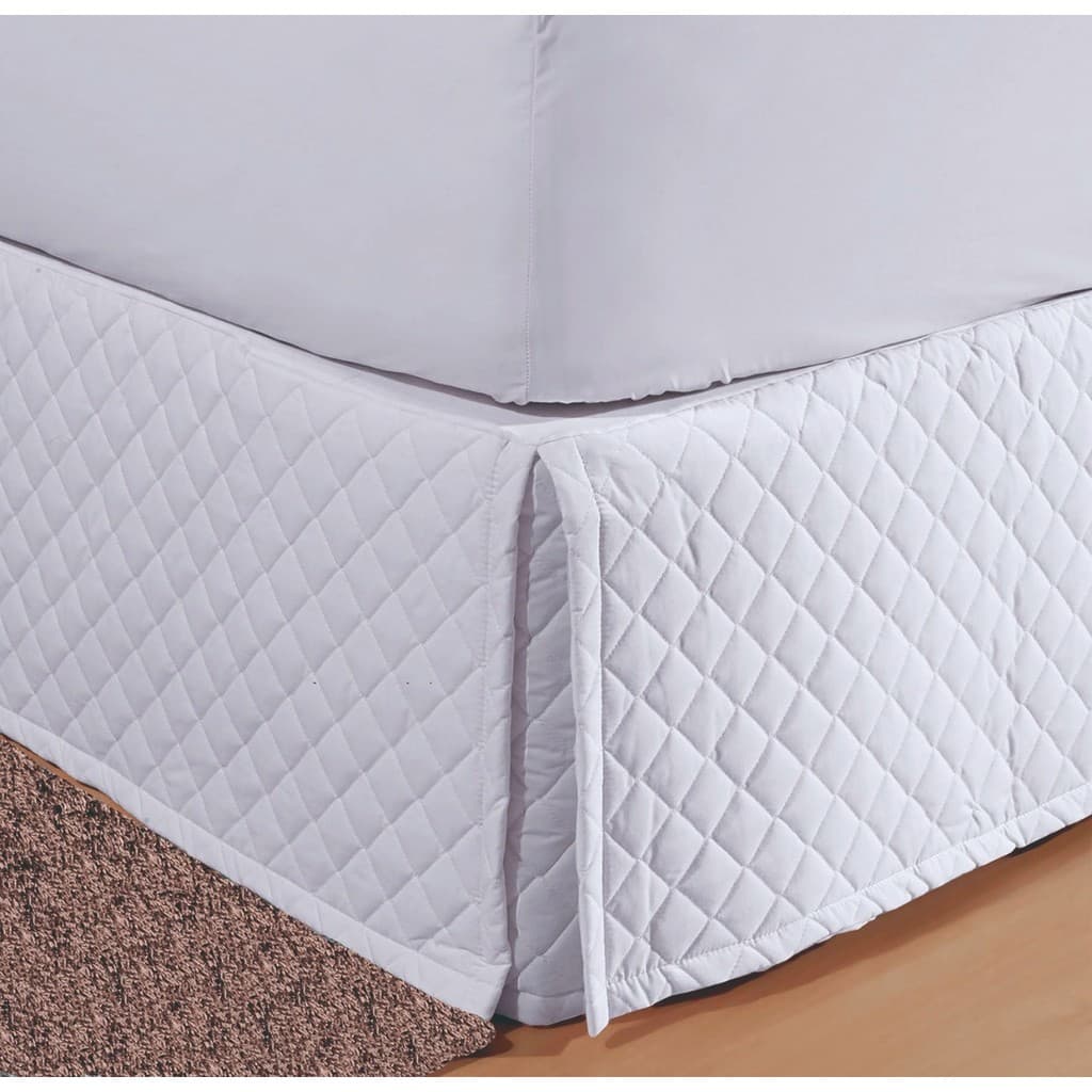 Saia Box Solteiro Cama Box Matelassada Jolitex Ternille