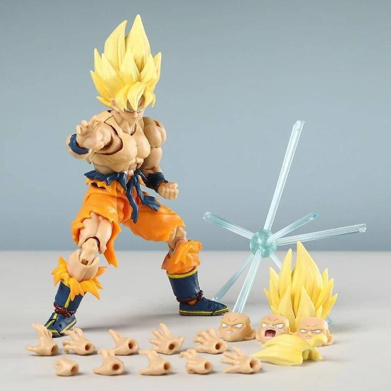 Dragon Ball Legend Super Saiyan Goku Modelo Móvel PVC Modelo Brinquedo Presente BMCX