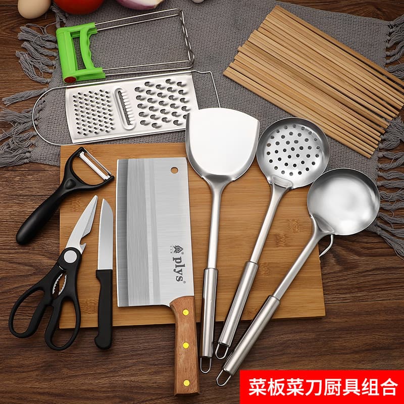 Tábua de corte de faca de cozinha Tábua de corte dois em um Conjunto de facas Suplemento alimentar doméstico Cozinha Dor