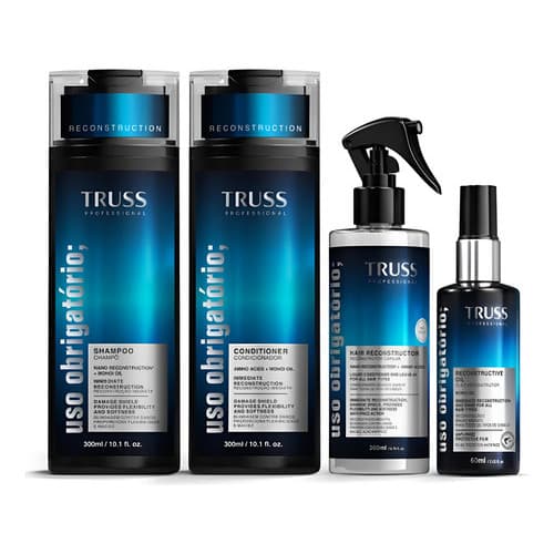 Combo Truss Uso Obrigatório; Cronograma Capilar (4 Itens)