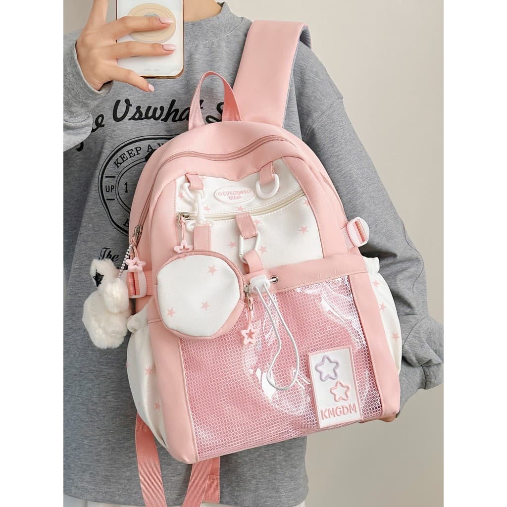 Meninas mochilas escolares estudantes do ensino fundamental leve bonito meninas estudantes do ensino médio mochilas novo