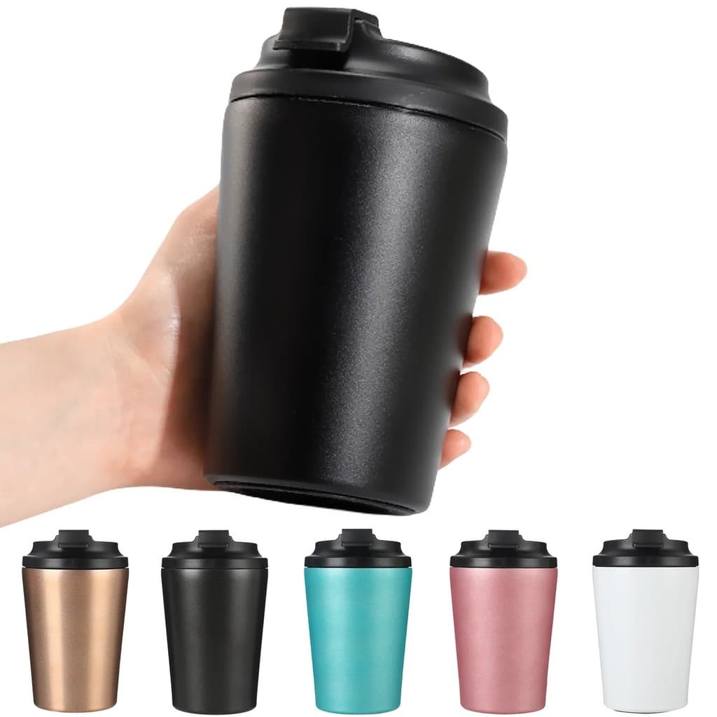 Caneca De Viagem Isolada Com Copo De Café De Aço Inoxidável 304 Escala Para Escritório De Carro