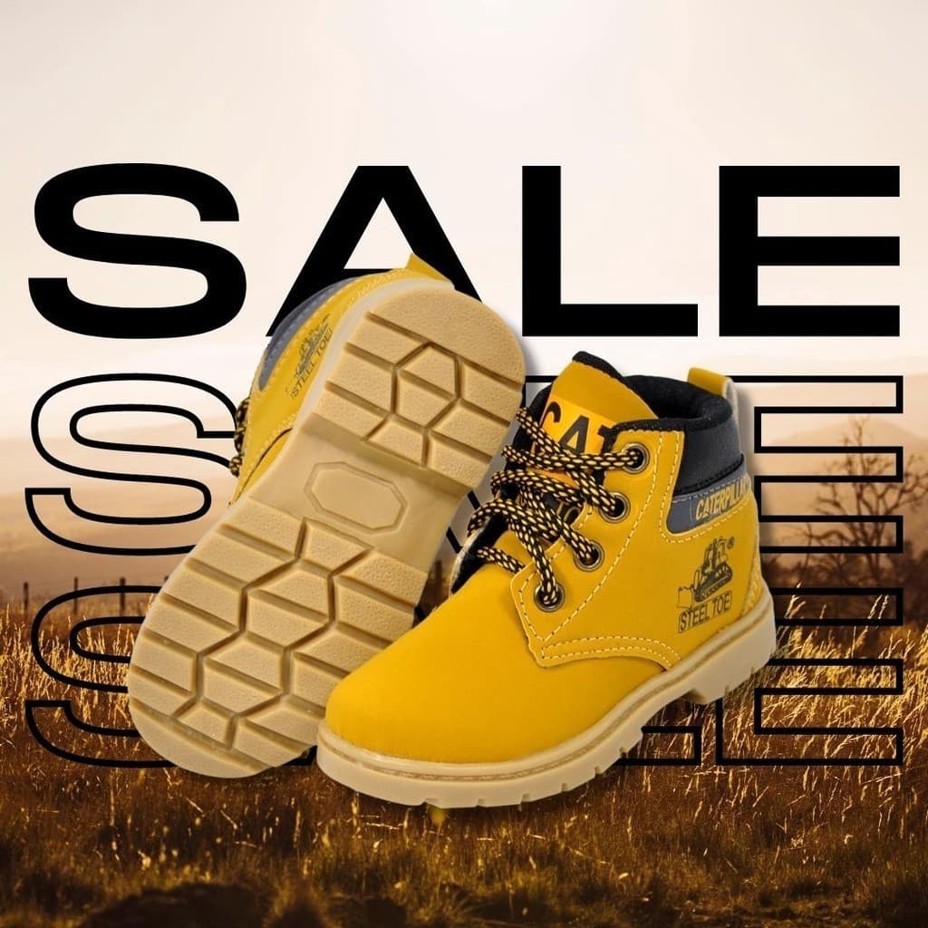 Bota infantil masculina caterpilar botina importada