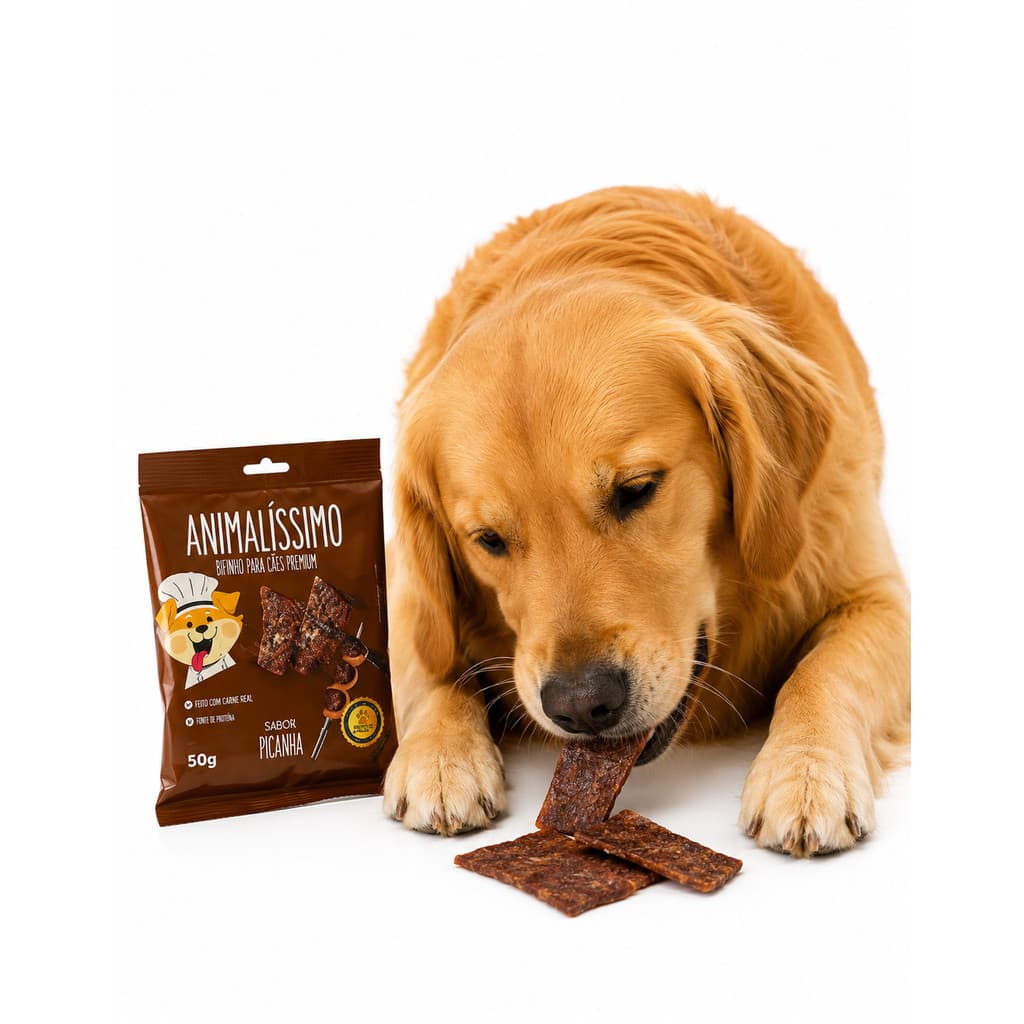 Bifinho Para Cachorro Premium 50g Animalíssimo Sabor Picanha