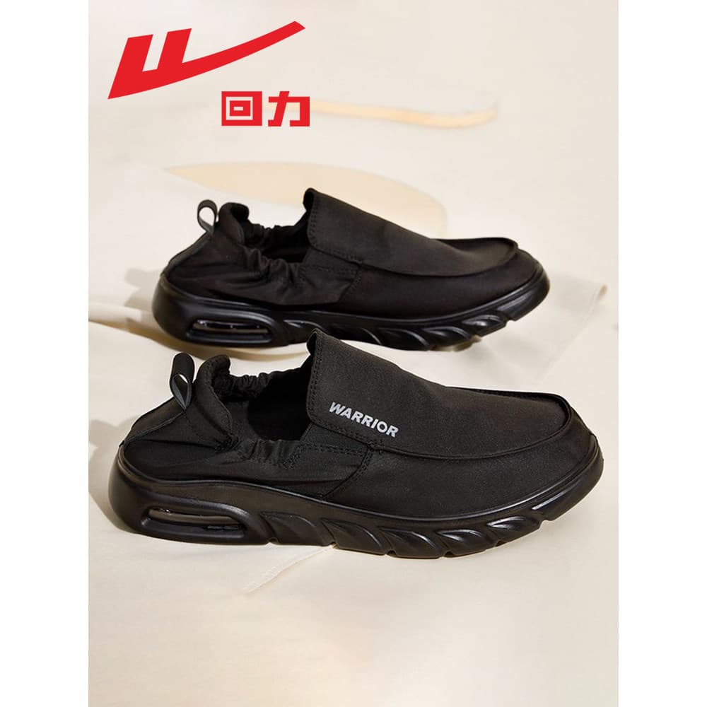 Puxar para trás sapatos de pai sapatos de pano 2024 verão novo estilo de um Pedal de meia-idade idosos sapatos de lona l