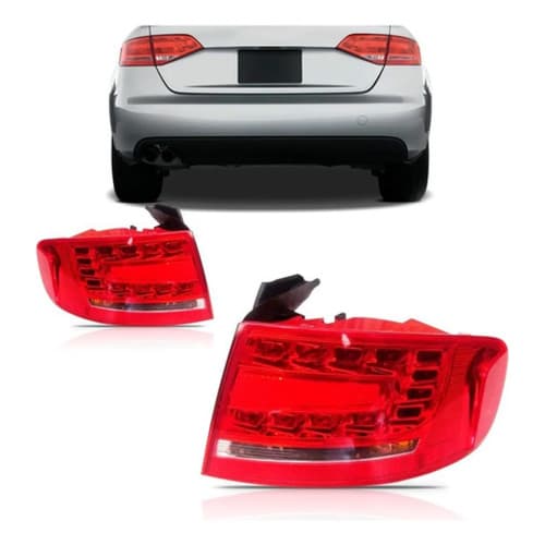 Lanterna Traseira Audi A4 2009 2010 2011 2012 Com Led
