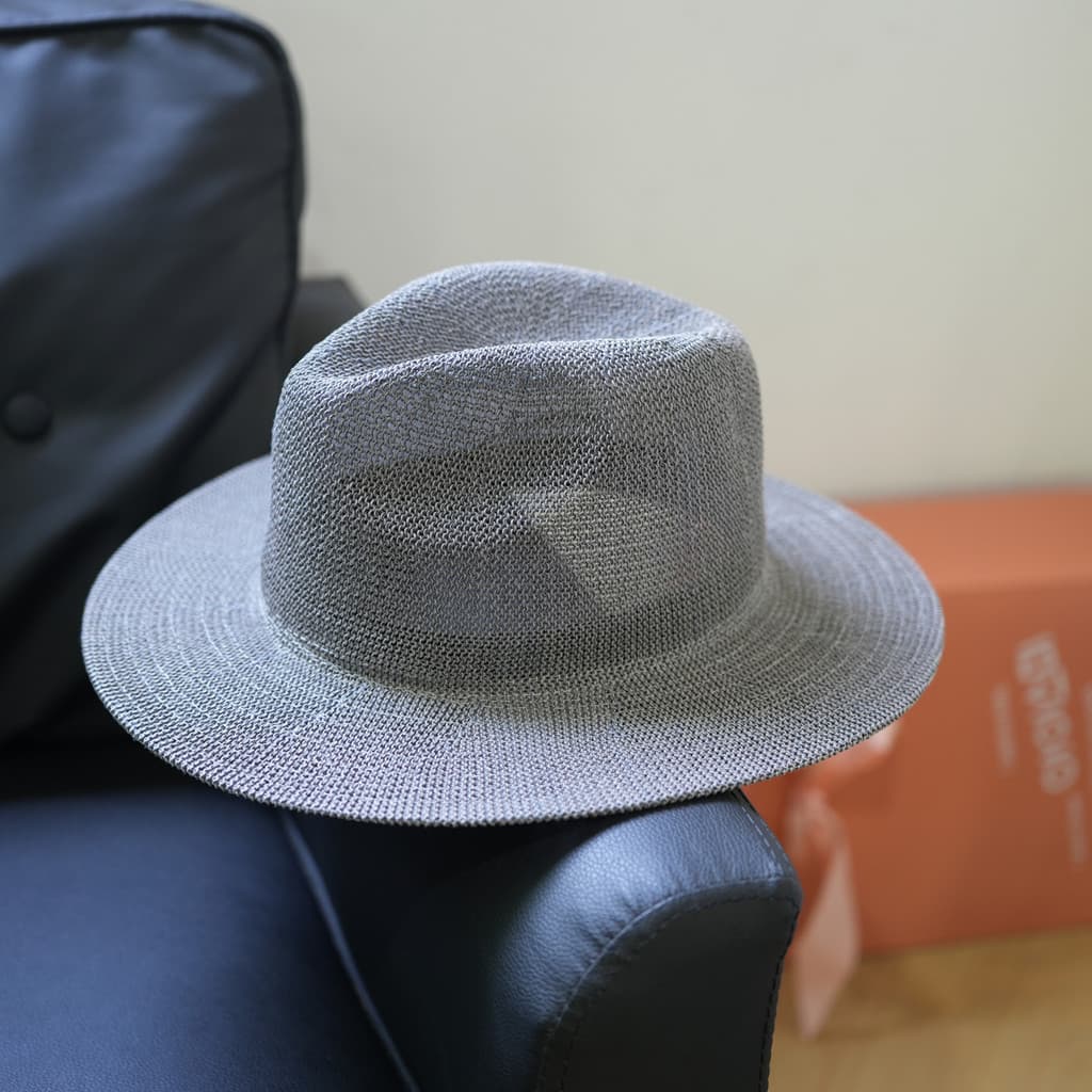 2026 primavera verão novo produto moda simples panamá Casual chapéu de palha feminino férias chapéu de sol masculino aba