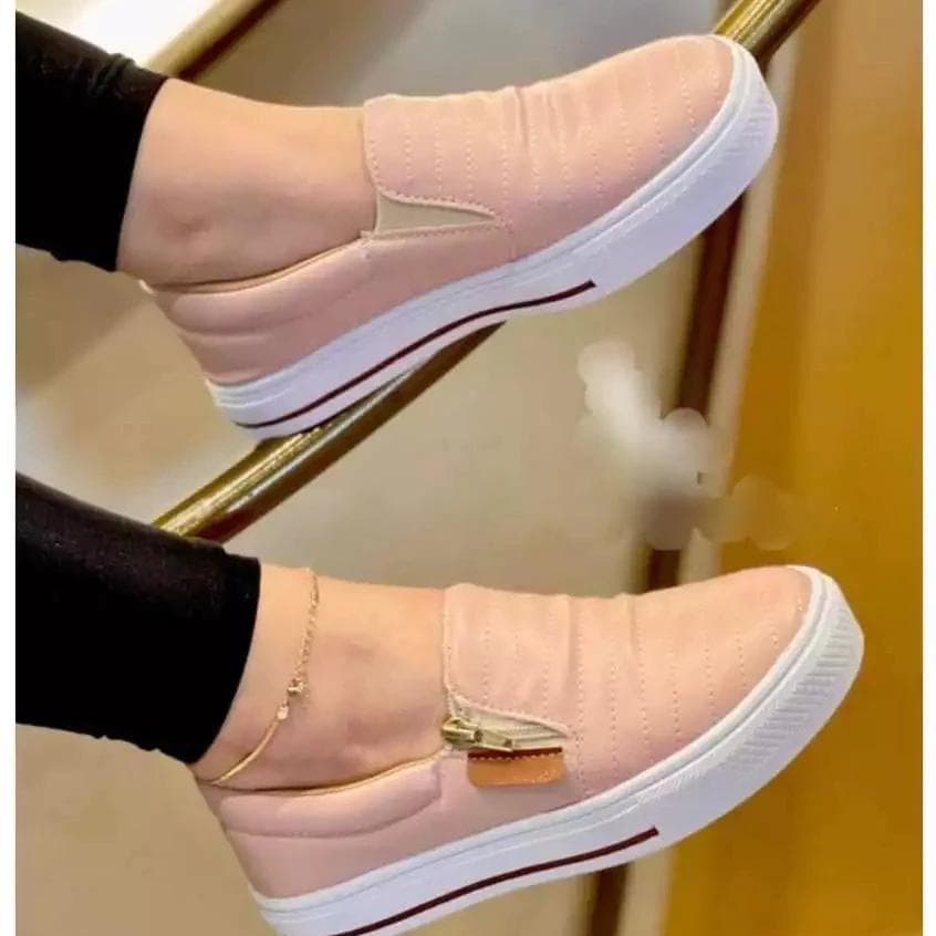 Tênis Feminino Sem Cadarço Slip On Confortável Leve Antiderrapante Frete Grátis Envio Rápido