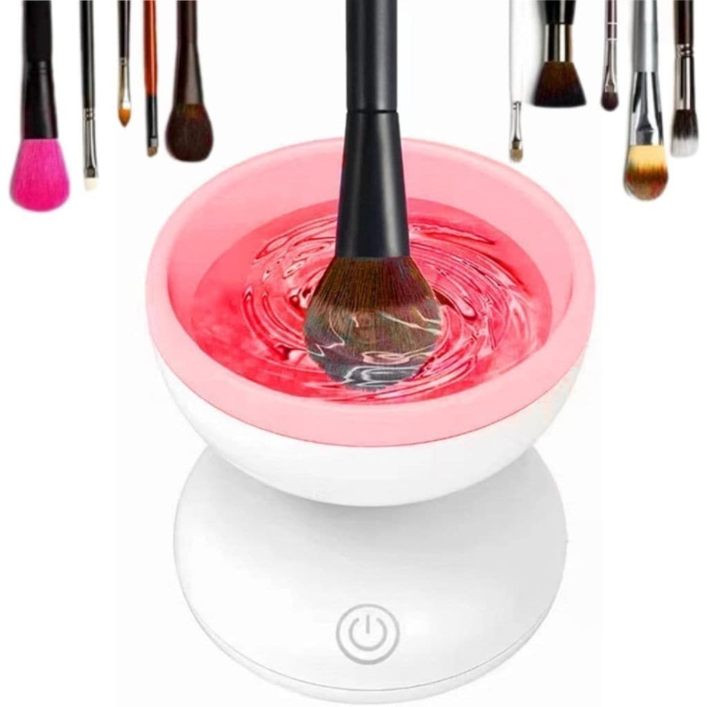 Limpador Lava Pincel De Maquiagem Automático Portátil