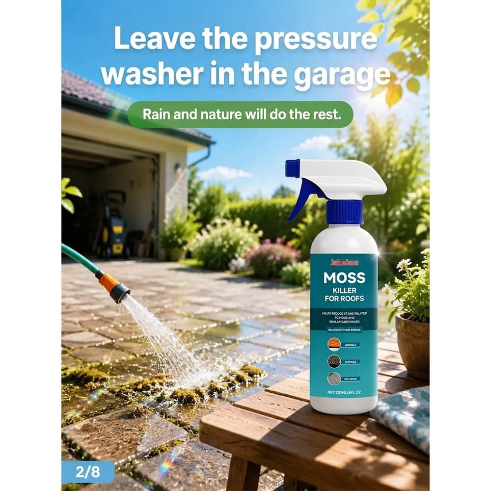 Spray removedor instantâneo de musgo para toda a casa