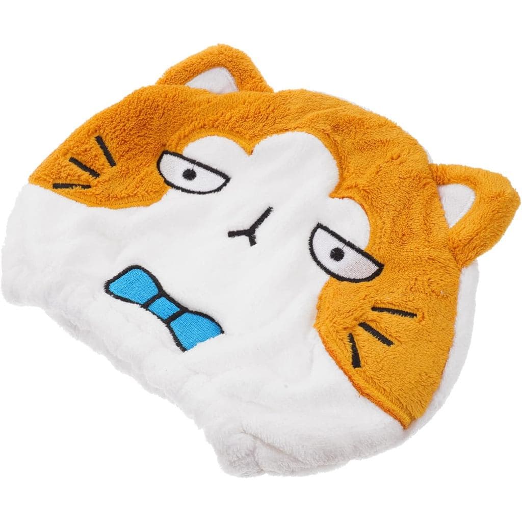 Touca de Secagem de Cabelo em Fleece Coral com Desenhos de Animais de Desenho Animado, Bordados, Super Absorvente e de S