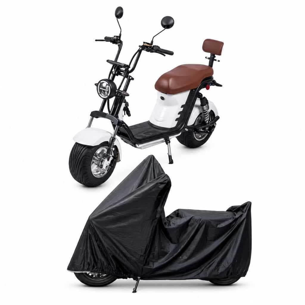 Capa Couro Cobrir Scooter Elétrica Citycoco X10 X11 X12 X13 Impermeável 100% Forrada Sob medida