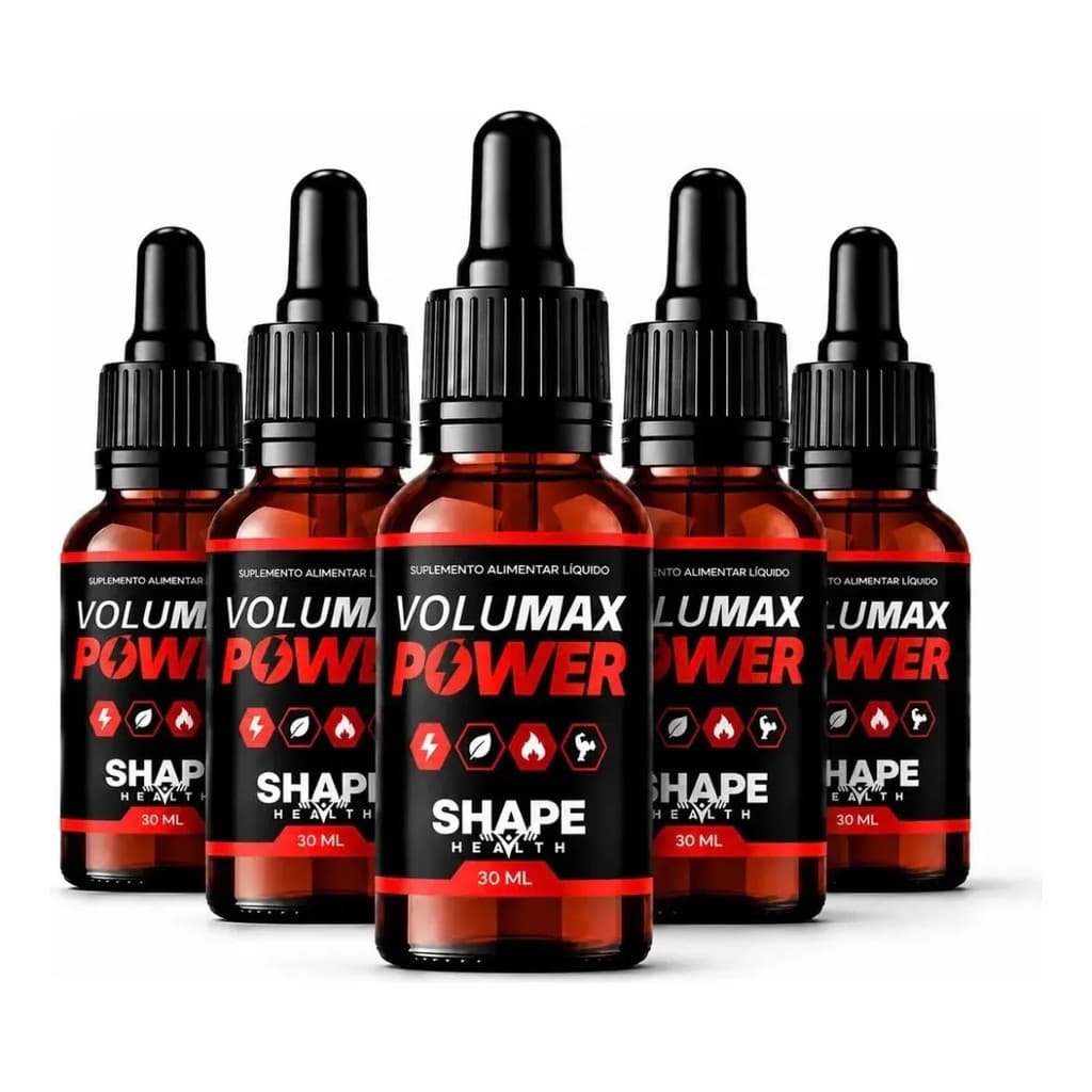 Kit 5 Volumax Power 30ml - Loja Oficial - Envio Imediato
