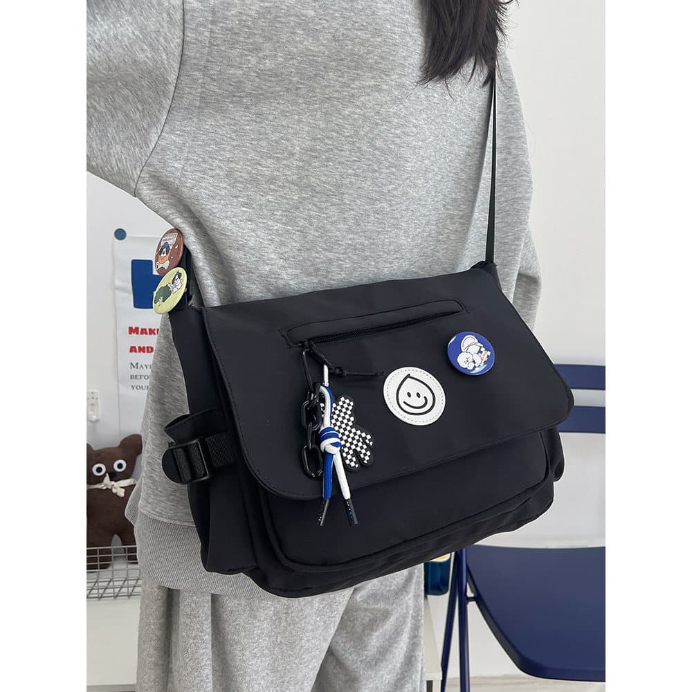 Estilo Original Street Wear saco do mensageiro ferramentas masculinas japonês saco do mensageiro feminino grande capacid
