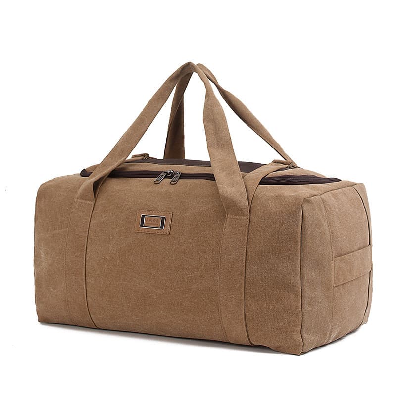 Super grande capacidade mochila portátil saco de viagem masculino grosso lona movendo saco de viagem feminino saco de ma