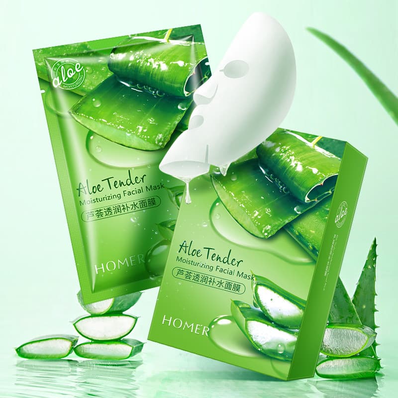 Coreano beleza pele Aloe Vera máscara hidratante cuidados com a pele genuíno hidratante hidratante pele rejuvenescedor m