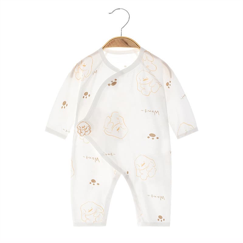 Roupas de bebê recém-nascido verão estilo fino algodão puro recém-nascido nascido menino menina bebê verão macacão monge