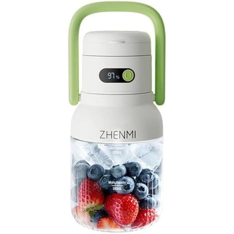 Liquidificador Portátil , Pessoal Para Smoothies & amp ; Shakes , Sem Fio , Vaso BPA De 33 Onças , Motor De 18000 Rpm ,