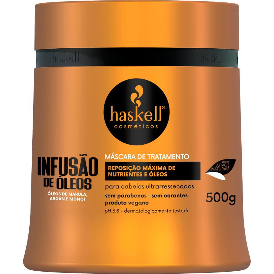 Haskell Mascara Infusão de Òleos Nutriçao 500g