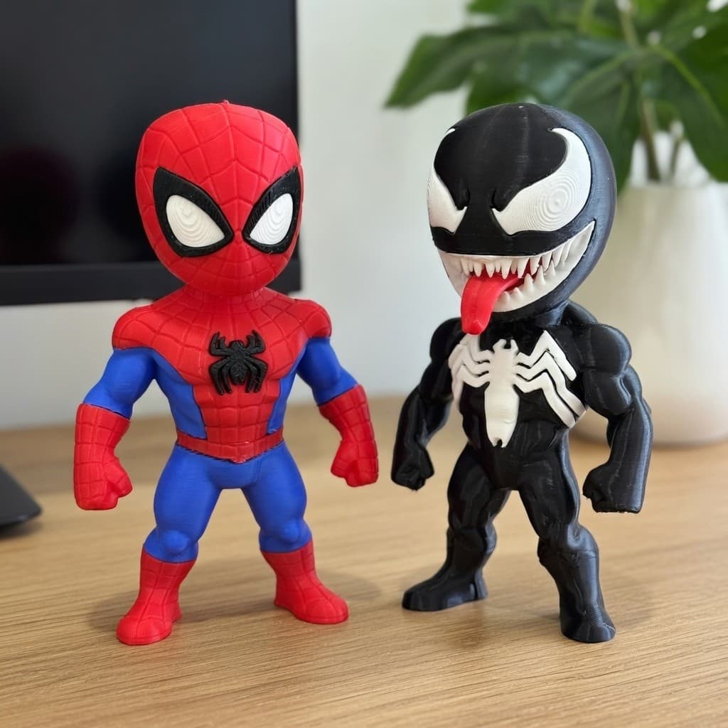 Homem-Aranha Venom Boneco Miniatura Decorativo