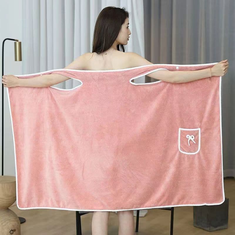 Toalha de banho doméstica feminina pode usar toalhas de envoltório algodão não puro absorver água adulto saia de banho r